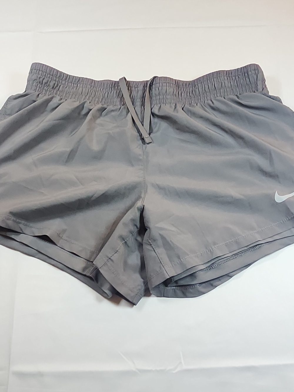 Nike Women's Light Gray Athletic Running Shorts